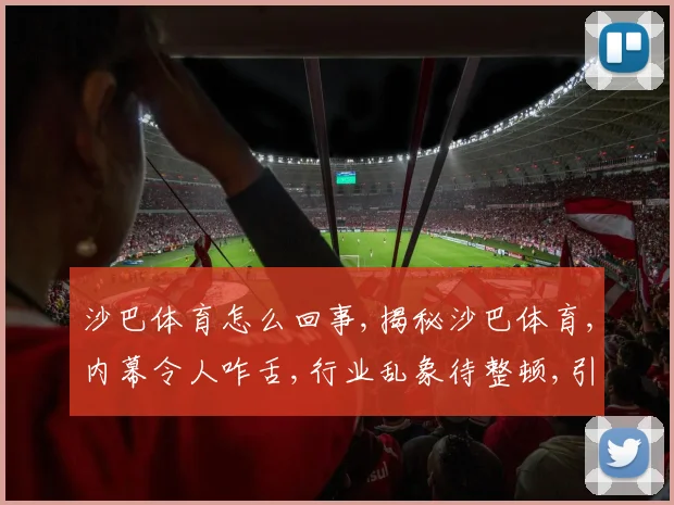 沙巴体育怎么回事,揭秘沙巴体育,内幕令人咋舌,行业乱象待整顿,引关注